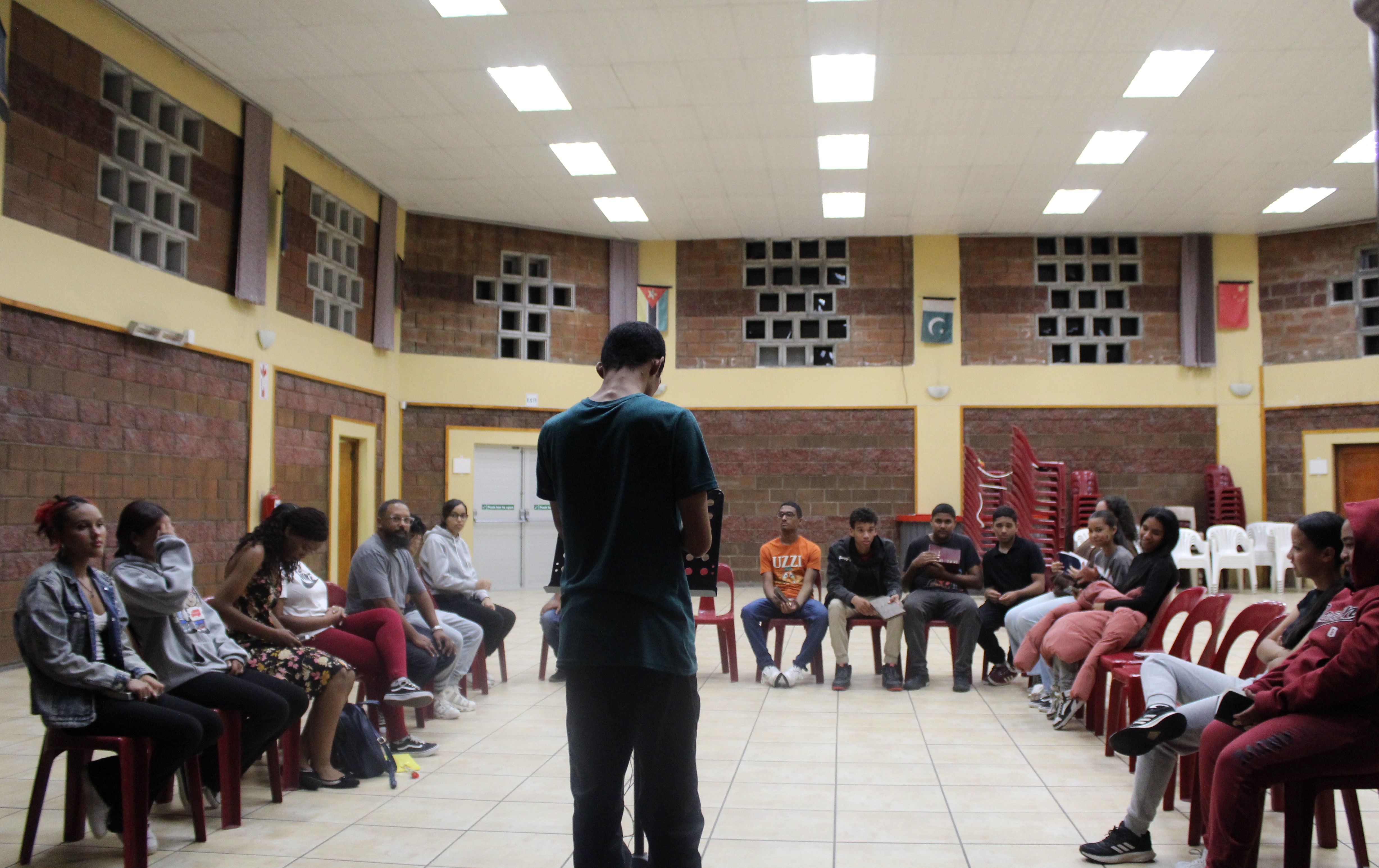 Youth worship gathering